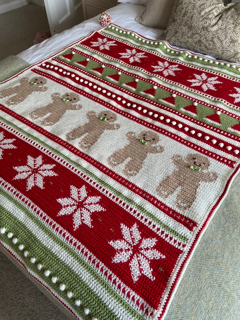Christmas Blanket Crochet Pattern