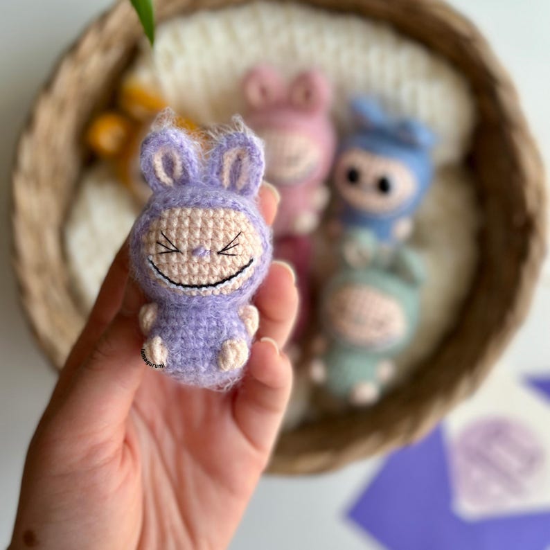 Baby Cake Labubu Crochet Pattern * Amigurumi *