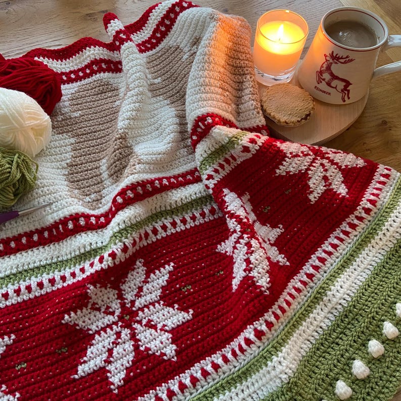 Christmas Blanket Crochet Pattern
